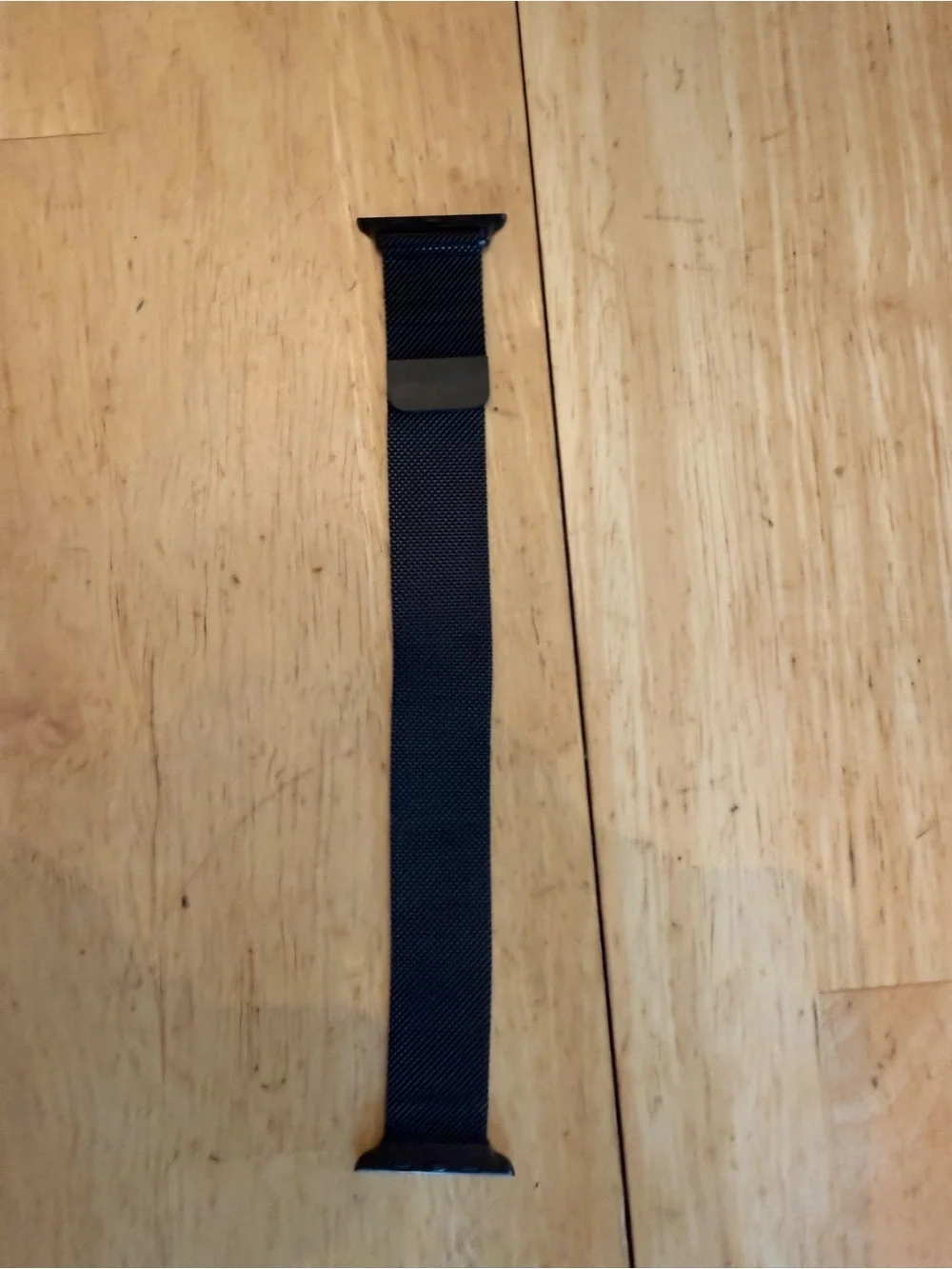Black Milanese Loop AppleWatch Band